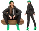 DRES комплект женский с капюшоном 2 части F519 хаки L/XL
