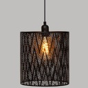 STROPNÁ LAMPA ČIERNA KOVOVÁ TIENIDLO Loft 24x31 Miestnosť Jedáleň Kuchyňa Obývačka Spálňa