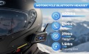 2X ІНТЕРКОМ МОТОЦИКЛЕТНИЙ ІНТЕРКОМ BLUETOOTH V6 ПЛЮС ВОДОСТІЙКИЙ IPX65 1500M  фото 8