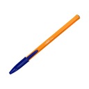 Традиционная шариковая ручка Bic Orange Original Fine, 0,8 мм, колпачок, СИНИЙ x10