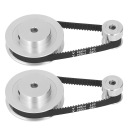 КОМПЛЕКТ 2 КОЛІС PASOWYCH GT2 ALUMINIOWYCH, ДОВЖИНА 200MM Z РЕМЕНЕМ 6MM  фото 10