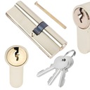 ДВЕРНАЯ ВСТАВКА, ЛАТУНЬ, A&B 40/55, ЦИЛИНДР, 3 КЛЮЧА