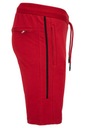 Krátke šortky Tropea pohodlné pánske šortky M Dominujúca farba červená