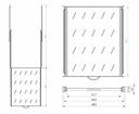 НЕКУ Полка выдвижная Шкаф RACK 19