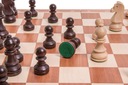 OUTLET Деревянные турнирные шахматы №5 Красное дерево Люкс