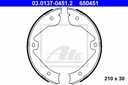 ZAPATAS DE TAMBOR HAM.VW TOUAREG 04-,PORSCHE CAYEN ATE 03.0137-0451.2 