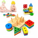 ДЕРЕВЯННЫЙ ПАЗЛ, ОБРАЗОВАТЕЛЬНЫЕ СЕНСОРНЫЕ ФИГУРКИ МОНТЕССОРИ, ЛОГИЧЕСКАЯ ИГРА