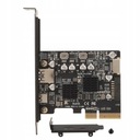 Карта адаптера PCIe 1X к USB A C 3.1 Gen2 10 Гбит/с