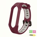 ЗАМЕНА РЕМЕШКА ДЛЯ XIAOMI MI BAND 5 ДВУХЦВЕТНЫЙ РЕМЕНЬ