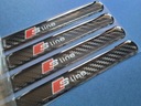 Защитные наклейки на ручки дверей Audi S-Line Carbon