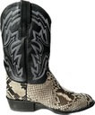 Мужские туфли Tecovas The Bryce Black Bone Python