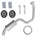 Концевой глушитель Toyota RAV 4 III 3 2.0 2.2 D 2.4