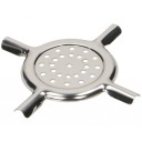 КРУГЛАЯ КРЕСТОВАЯ ПОДСТАВКА ДЛЯ ГАЗОВОЙ ГОРЕЛКИ, ХРОМ