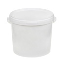 ВЕДРО белое ведро с крышкой БИОМУС 5л