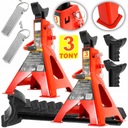 2x KOBYŁKI 3T PODSTAWKI PODPORY PODPÓRKI SAMOCHODOWE WARSZTATOWE STOJAKI