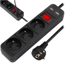 УДЛИНИТЕЛЬ ПИТАНИЯ ВЫКЛЮЧАТЕЛЬ 3 РОЗЕТКИ 5M ЗАРЯДНОЕ УСТРОЙСТВО 2xUSB 2.1A