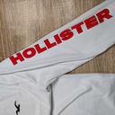 HOLLISTER California Longsleeve Logo Biela veľ. L Výstrih okrúhly