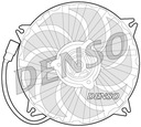 VENTILÁTOR CHLADIČA DER21017 DENSO CITROEN Stav balenia originálne