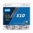 Цепь KMC X10, 10 скоростей, серебристый и черный ящик x114
