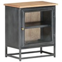 vidaXL Nočný stolík, sivý, 40 x 30 x 50 cm, masívne akáciové drevo Kód výrobcu 323501