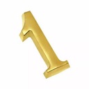 GERDA Номер 1 самоклеящаяся 5 см золотой