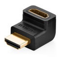 KONEKTORY KONEKTOR ADAPTÚRA KÁBLA HDMI UHLOVÚ KÁBEL 4K60Hz HORNÚ