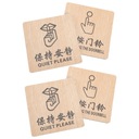 Proszę zapukać znak Service Ring znaki drzwi