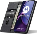 МАГНИТНЫЙ КОЖАНЫЙ ЧЕХОЛ ДЛЯ MOTOROLA MOTO G84 5G + СТЕКЛО