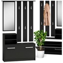 ЧЕРНЫЙ ШКАФ ДЛЯ ПРИХОЖЕЙ ВЕШАЛКА ДЛЯ ШКАФА ЧЕРНАЯ ОБУВЬ ШКАФ ДЛЯ ПРИХОЖЕЙ