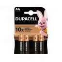 БАТАРЕЙКА DURACELL AA LR6 MN1500 4ШТ УПАКОВКА
