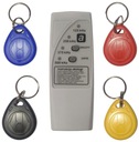 СЧИТЫВАТЕЛЬ ПРОГРАММАТОР RFID ДУПЛИКАТОР + 4 КЛЮЧА