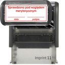 PIECZĄTKA SPRAWDZONO POD WZGLĘDEM MERYTORYCZNYM TRODAT 8911 CZARNA