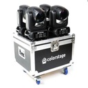 НАБОР 4x ПОДВИЖНАЯ ГОЛОВКА COLORSTAGE LUNA LED 150W BEAM CASE