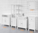 Sobuy FRG203-W Навесной шкаф для дверей медицинского шкафа для ванной или кухни