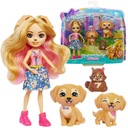 Кукла Enchantimals Golden Retriever, фигурки щенков белки ZA5088