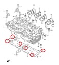 O-RING USZCZELKI GŁOWICY SUZUKI GS 500 GSX 750 F Jakość części (zgodnie z GVO) O - oryginał z logo producenta pojazdu (OE)