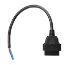 3 SZT. 30CM АДАПТЕР КАБЕЛЯ OBD2 16PIN MESKI NA КОЛЬОРОВИЙ ГОЛИЙ ДРІТ З'ЄДНАННЯ  (16226512437) фото min 16
