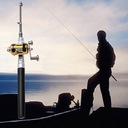 Карманная мини-катушка FISHING FISHING FISHING FISH, складная туристическая телескопическая катушка