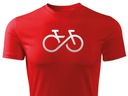 Видимая футболка со светоотражающим принтом BIKE.