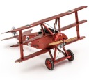 Модель триплана Fokker Dr.I в металлической земле в сборе