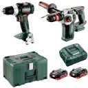 КОМБИНИРОВАННЫЙ ШУРУПОВЕРТ METABO АККУМУЛЯТОРНЫЙ МОЛОТОК 18V