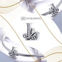 Charms beads PÍSMENO L korálik S925 prívesok zirkóny beads strieborný Kód výrobcu CH248 charms do bransoletki modułowej