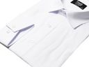 ESPADA Pánska košeľa biela slim fit dlhý rukáv hladká bavlna roz L 41/42 EAN (GTIN) 5903025064284