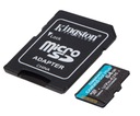 Kingston Micro SDXC Canvas Go! 64 ГБ 4K A2 V30 U3 170 МБ/70 МБ + адаптер SD