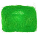 Декоративное зеленое сено из сизаля для украшения корзины из волокна