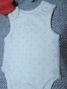 George Body pre predčasne narodené deti do 2,5KG bavlna 3-PACK TRI KUSY Rukáv bez rukávov