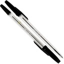 ПРОЗРАЧНАЯ ЧЕРНАЯ ШАРИКОВАЯ РУЧКА СТАРПАК