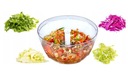 Rozdrabniacz siekacz do cebuli warzyw 900 ml krajacz ręczny szatkownica Stan opakowania oryginalne