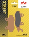 ПЕРЕДНИЕ ТОРМОЗНЫЕ КОЛОДКИ SBS Kawasaki EX 300 ninja R 13-17