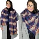 БОЛЬШОЙ ТЕПЛЫЙ ШАРФ, КЛЕТОВЫЙ шарф - модные ЦВЕТА